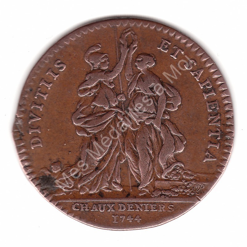 Louis XV - Chambre aux deniers - 1744 Louis XV - Chambre aux deniers - 1744