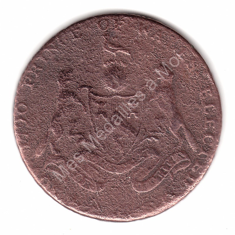 Half-penny - Prince of Wales - 1794 - Jeton maçonnique Half-penny - Prince of Wales - 1794 - Jeton maçonnique