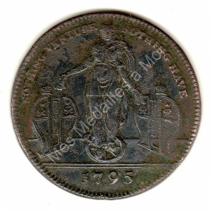 Half penny token - Richardson's & Goodluck - Middlesex - 1795