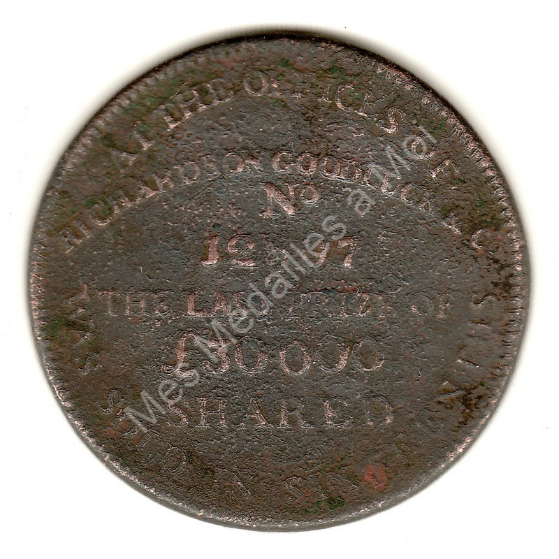 Half penny token - Richardson's & Goodluck - Middlesex - 1795