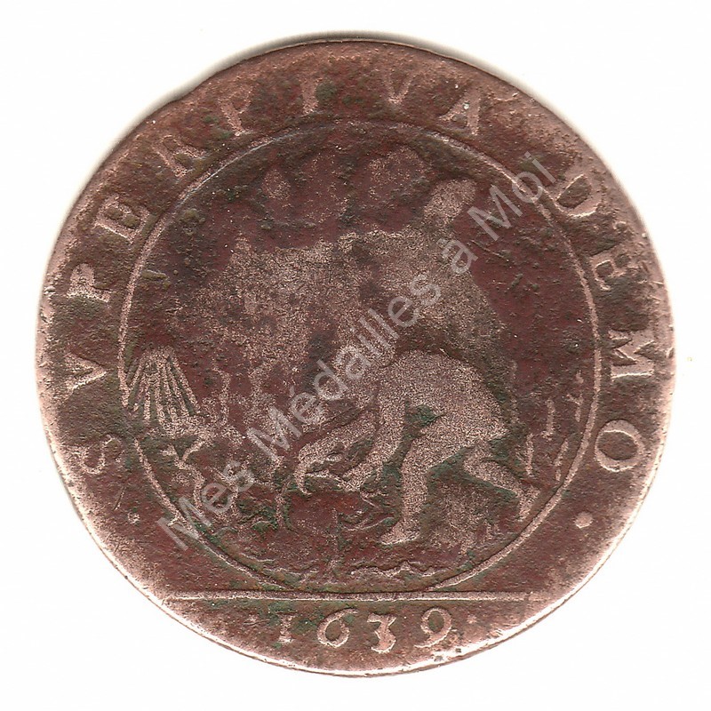 Louis XIII - Trésor Royal - Les cinq grosses fermes de France - 1639 (b) Louis XIII - Trésor Royal - Les cinq grosses fermes de France - 1639 (b)
