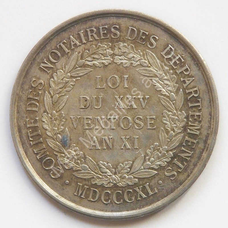 Comité des notaires des départements - Napoléon Bonaparte - 1840 Comité des notaires des départements - Napoléon Bonaparte - 1840
