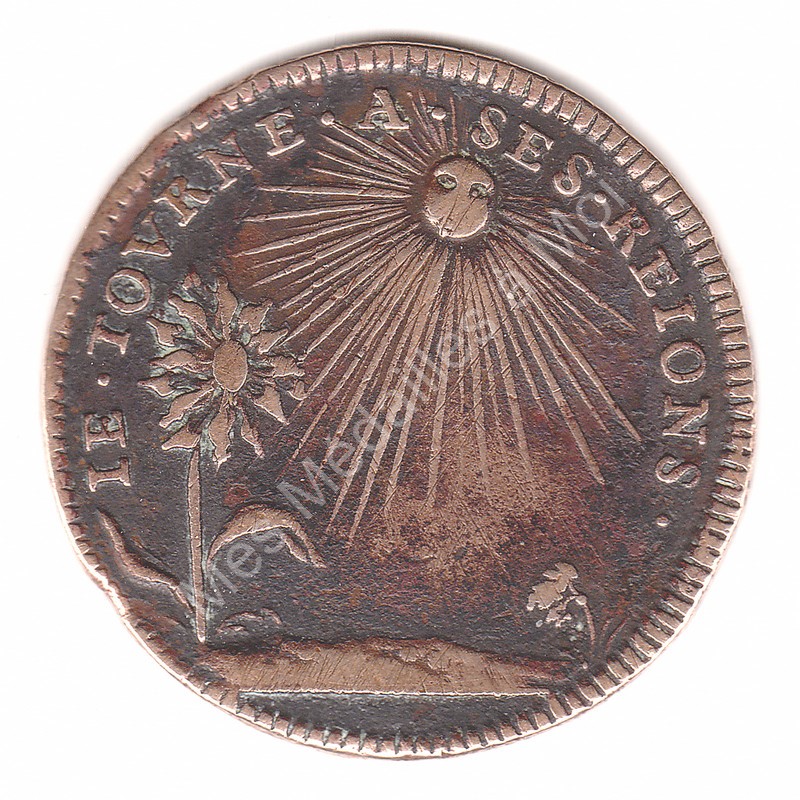 Louis XIV - Tournesol et laurier - 1700 Louis XIV - Tournesol et laurier - 1700