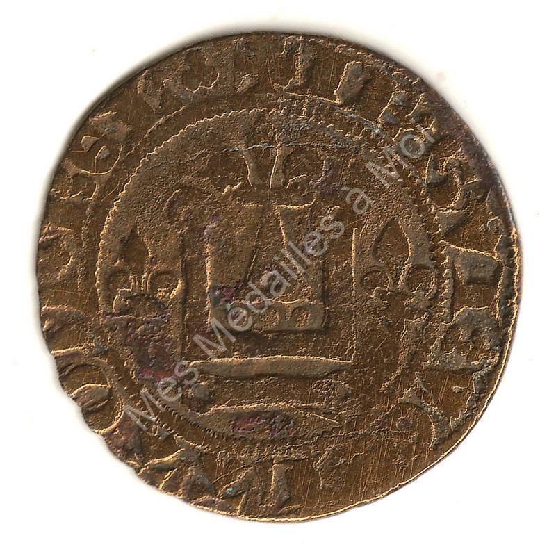 Jeton de compte au châtel - n.d. 15°s Jeton de compte au châtel - n.d. 15°s