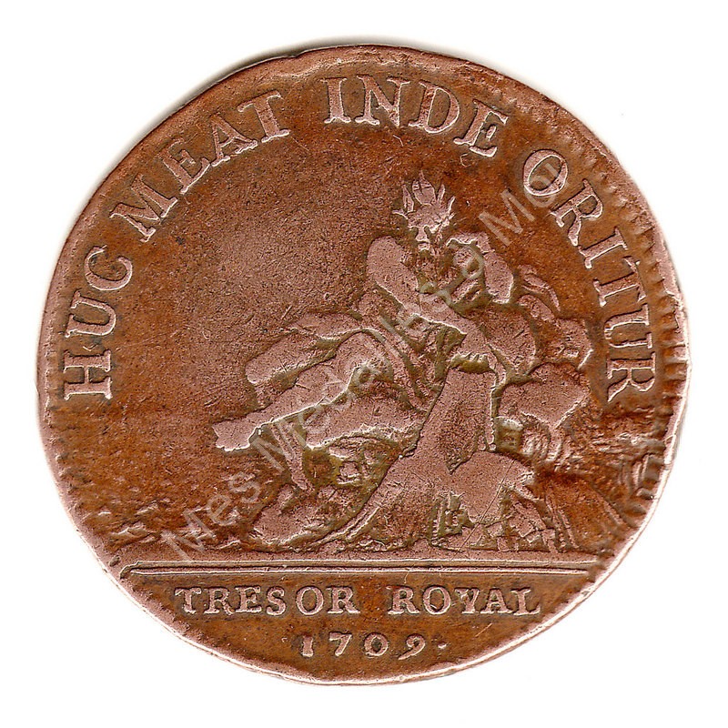 Louis XIV - Trésor Royal - 1709 Louis XIV - Trésor Royal - 1709