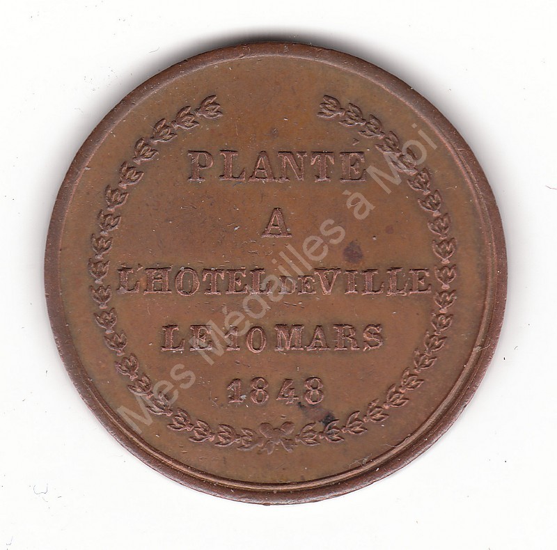 Arbre de la Liberté - 10 mars 1848 Arbre de la Liberté - 10 mars 1848