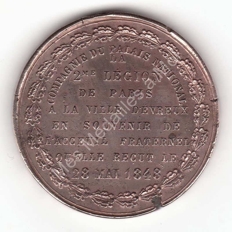 Compagnie du Palais National - Évreux - 1848 Compagnie du Palais National - Évreux - 1848