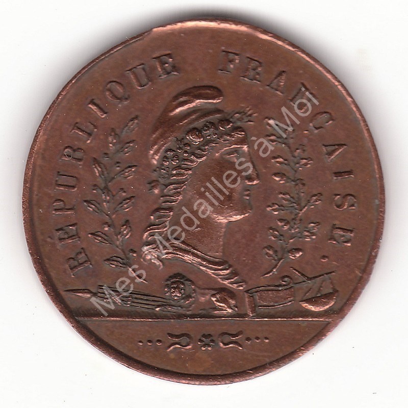 Médaille maçonnique 1849 Médaille maçonnique 1849