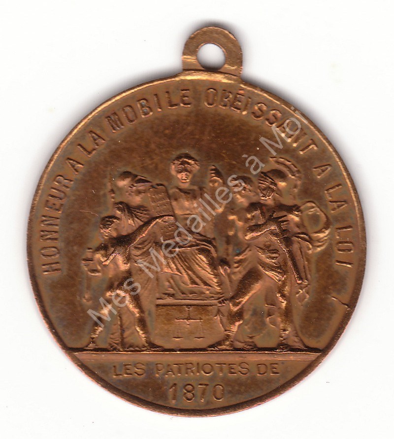Honneur à la Mobile obéissant à la Loi - 1870 Honneur à la Mobile obéissant à la Loi - 1870