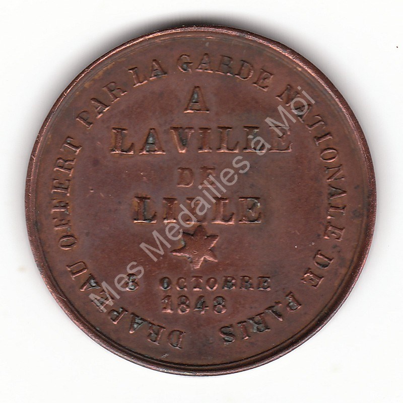 A la ville de Lille - 1848 A la ville de Lille - 1848