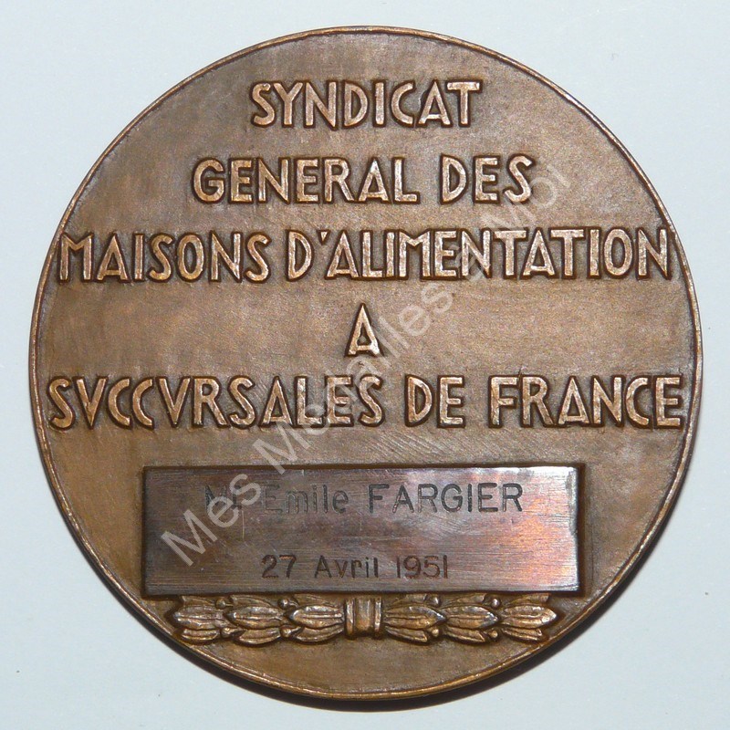 Syndicat Général des Maisons d'Alimentation à Succursales - 1951 Syndicat Général des Maisons d'Alimentation à Succursales - 1951