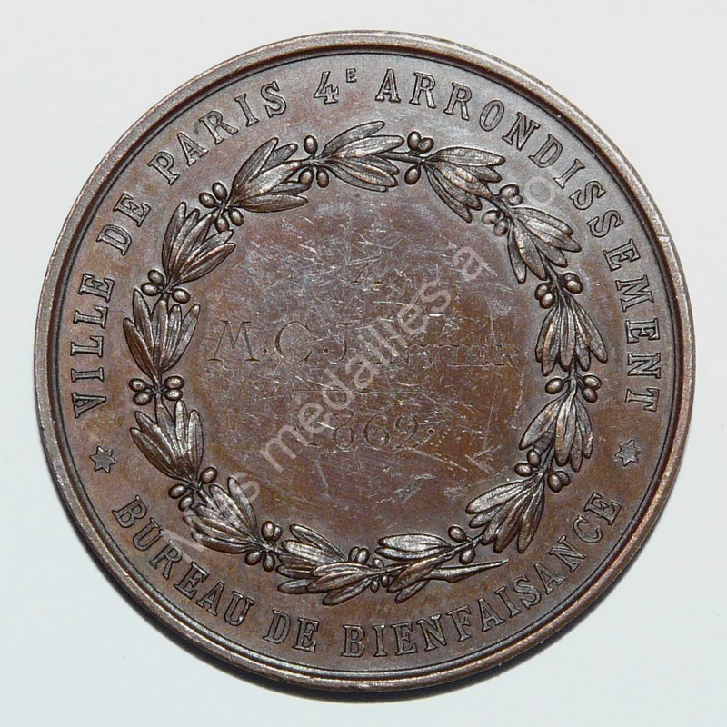 Bureau de bienfaisance - Paris 4° - 1862 Bureau de bienfaisance - Paris 4° - 1862
