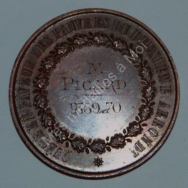 Quête pour les pauvres du 2ème Ardt - 1869-70 Quête pour les pauvres du 2ème Ardt - 1869-70