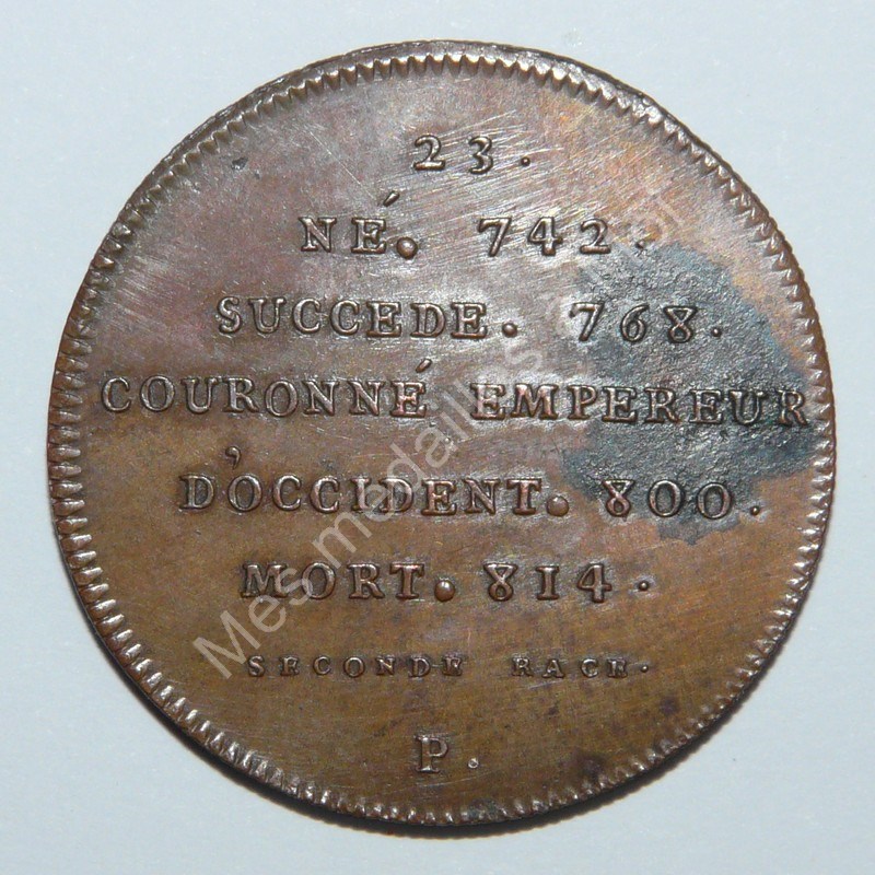 Charlemagne - Série métallique des rois de France
N°23 - Frappe d'origine légère Charlemagne - Série métallique des rois de France
N°23 - Frappe d'origine légère