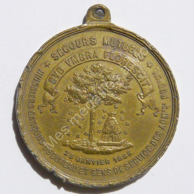 Secours Mutuels - Huissiers , Garçons de bureau, Gens de Service des Administrations - 1865 Secours Mutuels - Huissiers , Garçons de bureau, Gens de Service des Administrations - 1865