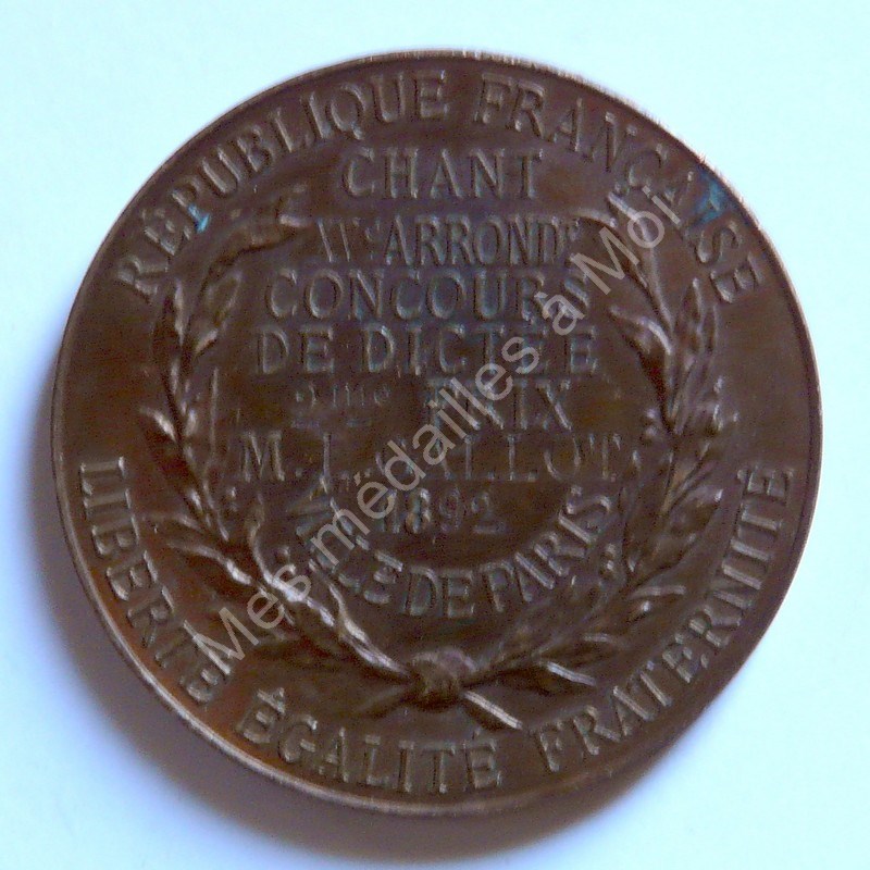 L'Accord Parfait - Concours de dictée - 1892 L'Accord Parfait - Concours de dictée - 1892
