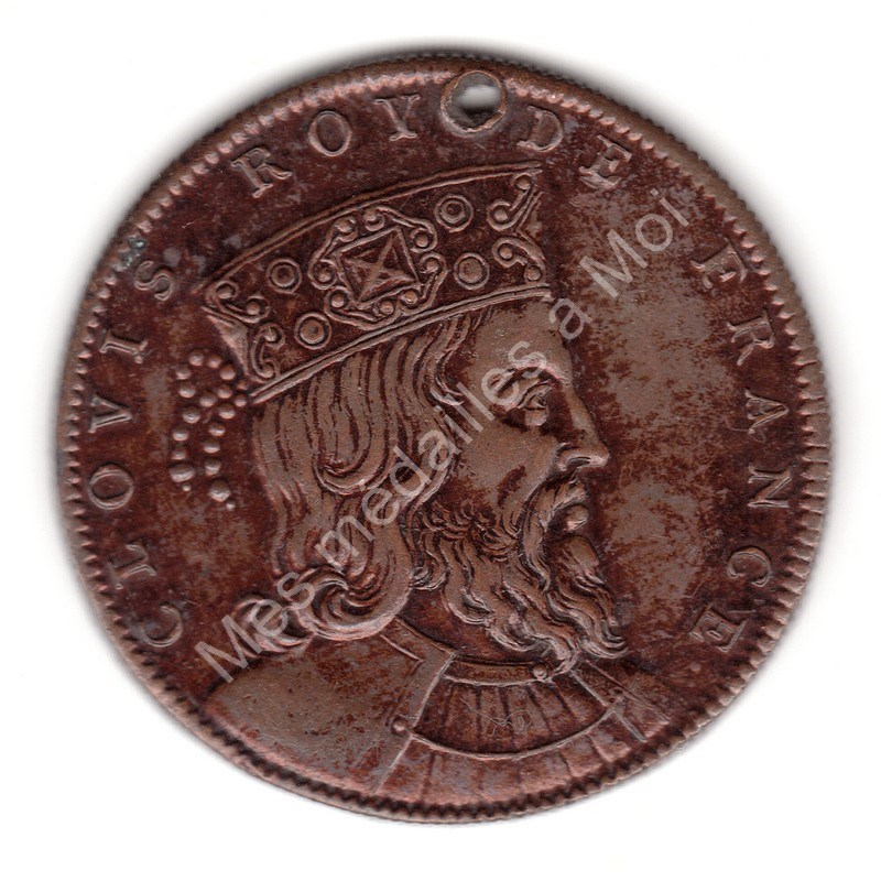 Clovis - Série métallique des Rois de France N°5 - (481) Clovis - Série métallique des Rois de France N°5 - (481)