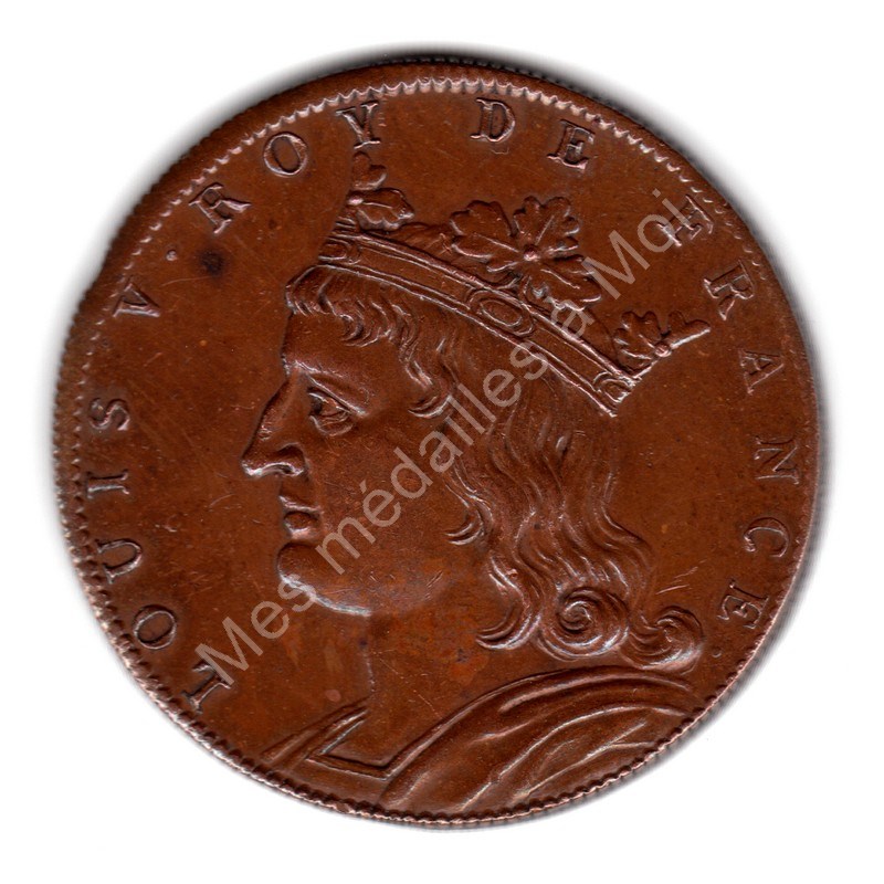 Louis V (le Fainéant) - Série Métallique des Rois de France N° 34 - (986) Louis V (le Fainéant) - Série Métallique des Rois de France N° 34 - (986)