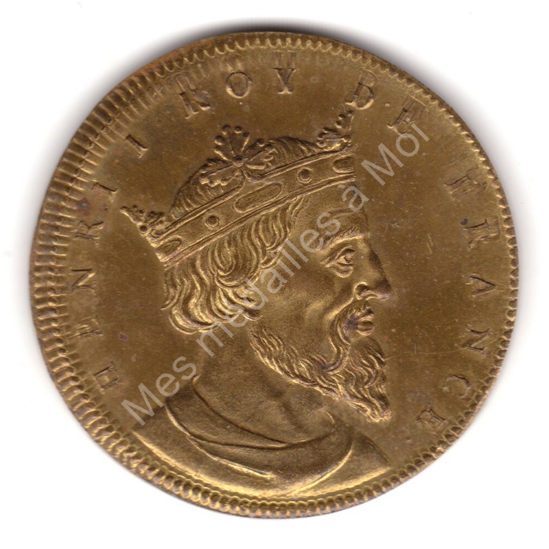 Henri I - Série Métallique des Rois de France N°37 - (1031) Henri I - Série Métallique des Rois de France N°37 - (1031)