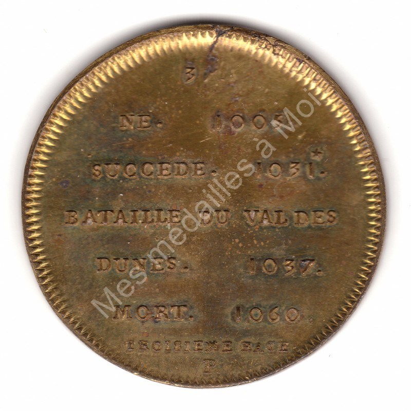 Henri I - Série Métallique des Rois de France N°37 - (1031) Henri I - Série Métallique des Rois de France N°37 - (1031)