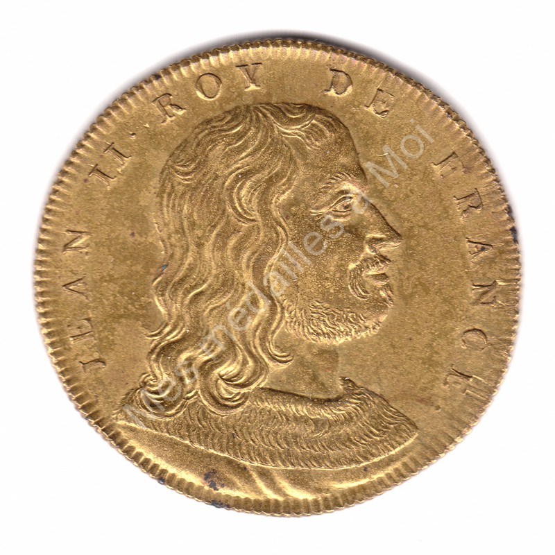 Jean II - Série Métallique des Rois de France N°51 - (1350) Jean II - Série Métallique des Rois de France N°51 - (1350)