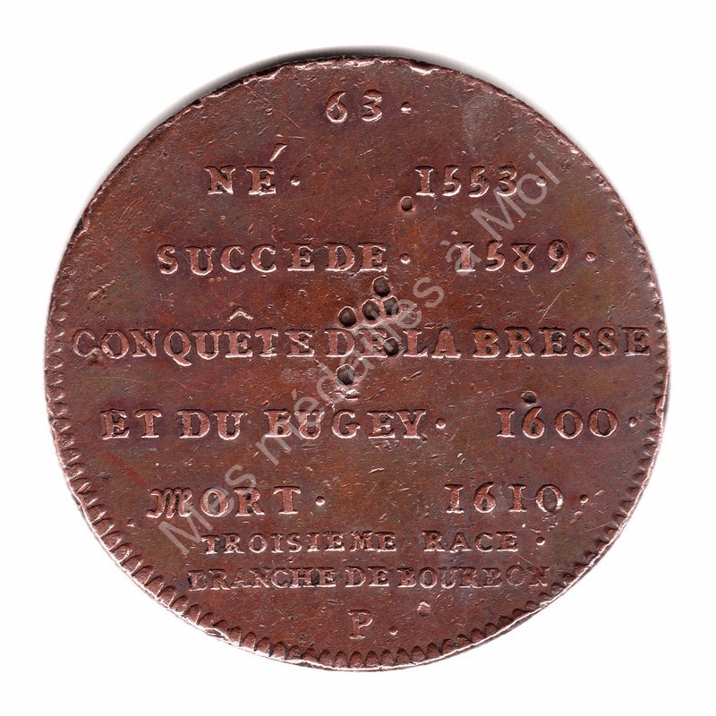 Henri IV - Série Métallique des Rois de France N°63 - (1589) Henri IV - Série Métallique des Rois de France N°63 - (1589)