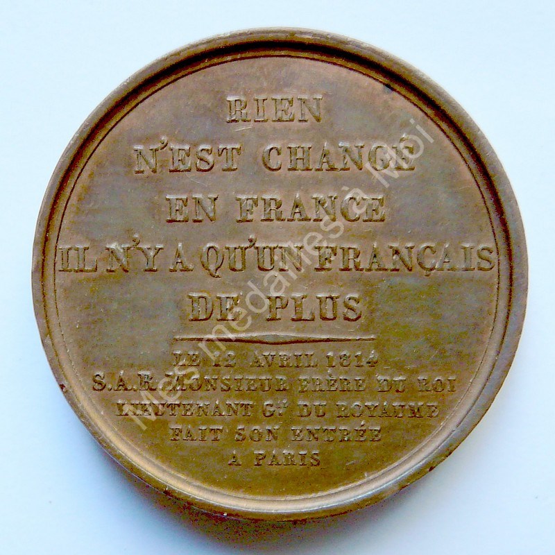 Charles Philippe de France - Entrée à Paris - 1814 Charles Philippe de France - Entrée à Paris - 1814