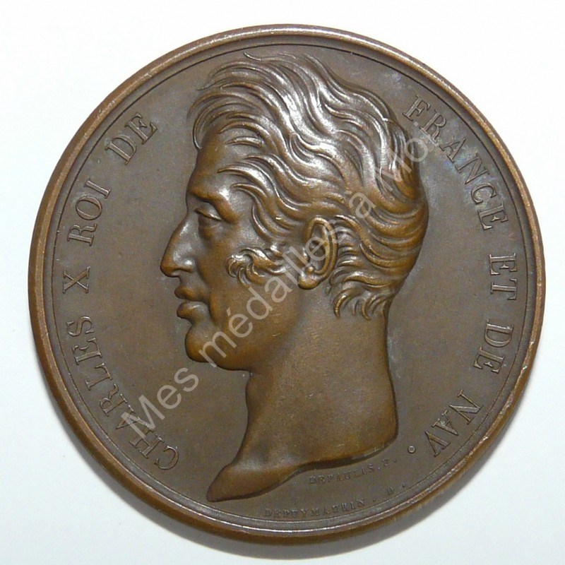 Charles X - Première pierre de l'Hospice St Michel - REF. 1826 Charles X - Première pierre de l'Hospice St Michel - REF. 1826