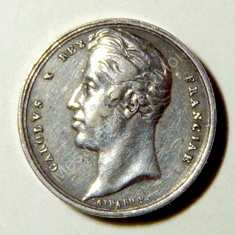 Charles X - Quinaire du sacre à Reims - 1825 - Sb.96 Charles X - Quinaire du sacre à Reims - 1825 - Sb.96