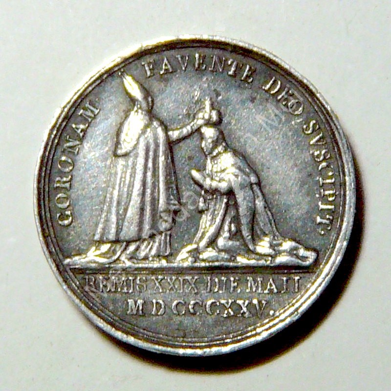 Charles X - Quinaire du sacre à Reims - 1825 - Sb.96 Charles X - Quinaire du sacre à Reims - 1825 - Sb.96
