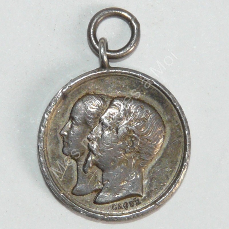 Napoléon IV - Quinaire du baptême - 1856 (a) Napoléon IV - Quinaire du baptême - 1856 (a)