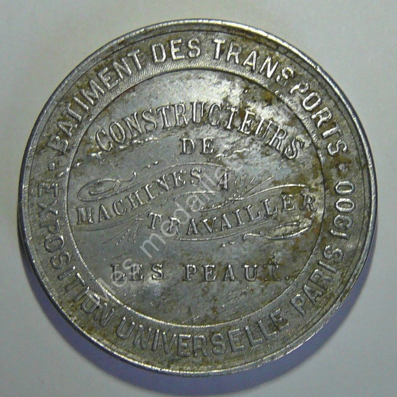 Exposition Universelle de 1900 - Machine à travailler les peaux - SLOCOMB & Co Exposition Universelle de 1900 - Machine à travailler les peaux - SLOCOMB & Co