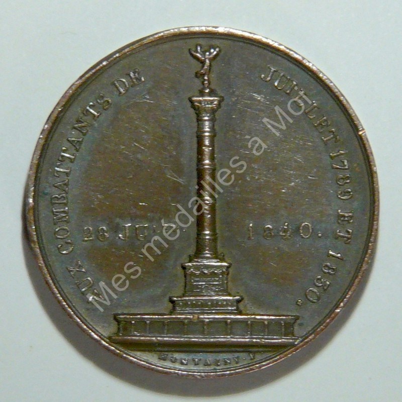 Colonne de juillet - Translation des cendres des morts de juillet 1830 Colonne de juillet - Translation des cendres des morts de juillet 1830