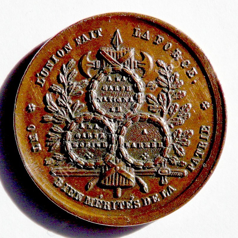 Hommage contre-révolutionnaire - L'union fait la force - (1848?) Hommage contre-révolutionnaire - L'union fait la force - (1848?)