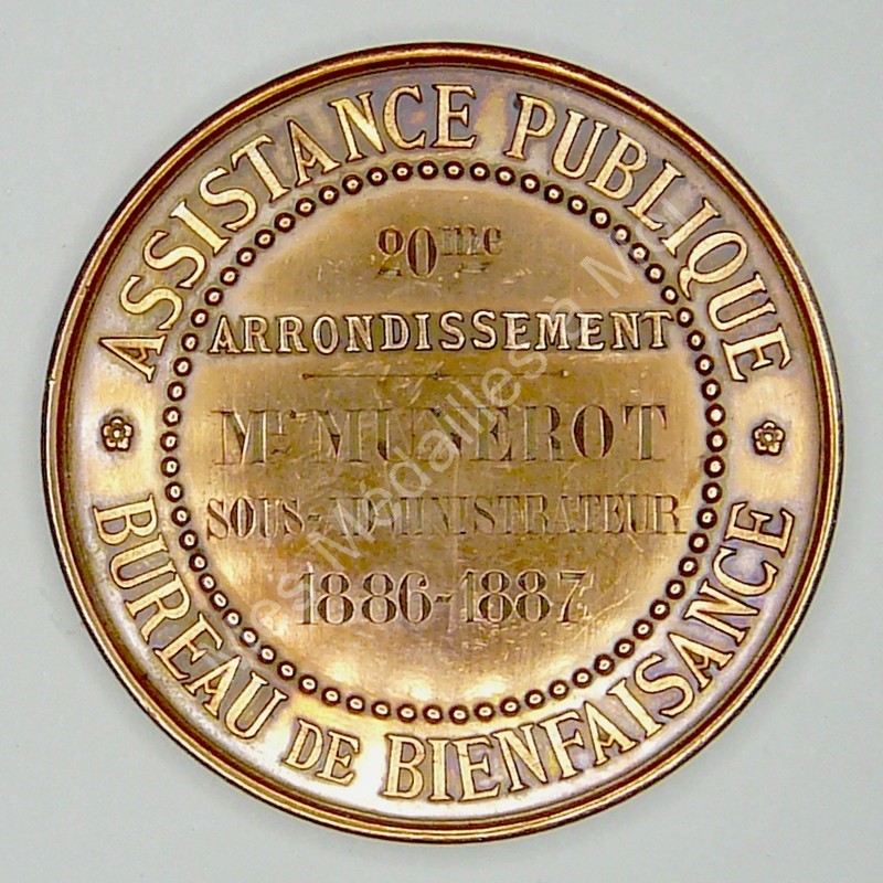 Bureau de bienfaisance - 20°ardt - 1887 Bureau de bienfaisance - 20°ardt - 1887