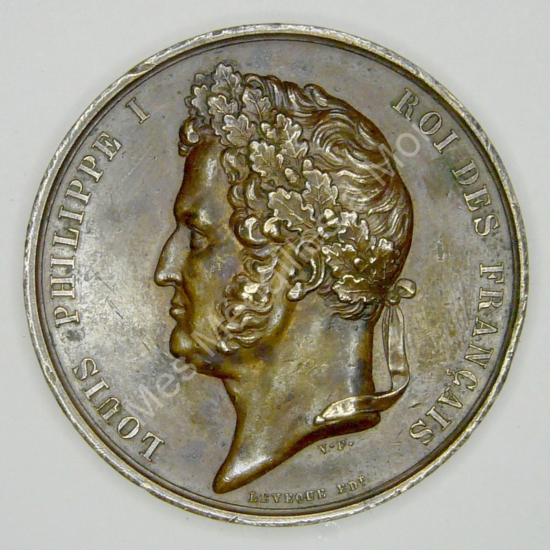 Louis-Philippe - 1ère pierre de la salle de spectacle du Mans - 1839 Louis-Philippe - 1ère pierre de la salle de spectacle du Mans - 1839