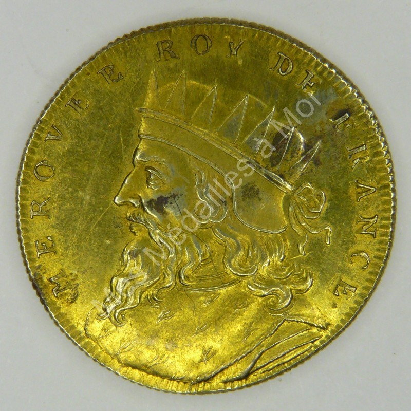 Mérovée - Série métallique des Rois de France N°3 - (458) Mérovée - Série métallique des Rois de France N°3 - (458)