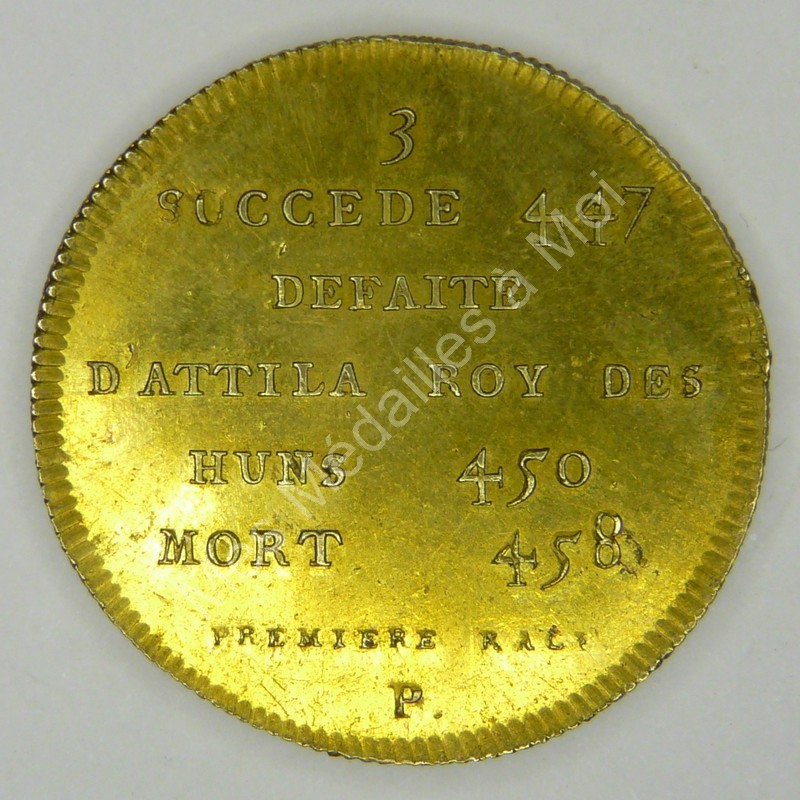 Mérovée - Série métallique des Rois de France N°3 - (458) Mérovée - Série métallique des Rois de France N°3 - (458)