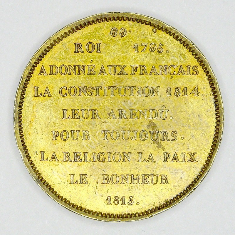 Louis XVIII - Série métallique N°69 Louis XVIII - Série métallique N°69