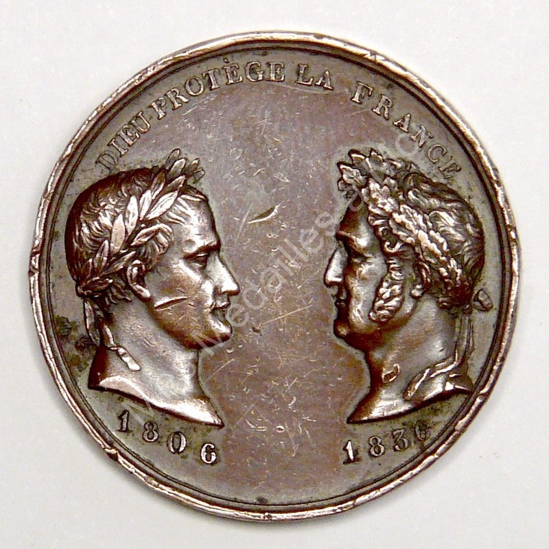 Louis-Philippe - Achèvement de l'Arc de Triomphe - 1836 Louis-Philippe - Achèvement de l'Arc de Triomphe - 1836
