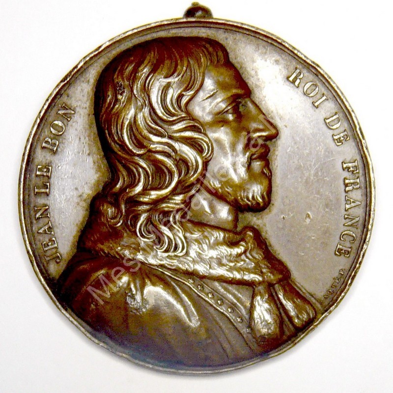 Jean le Bon - Haut relief de Caqué - 1837 Jean le Bon - Haut relief de Caqué - 1837
