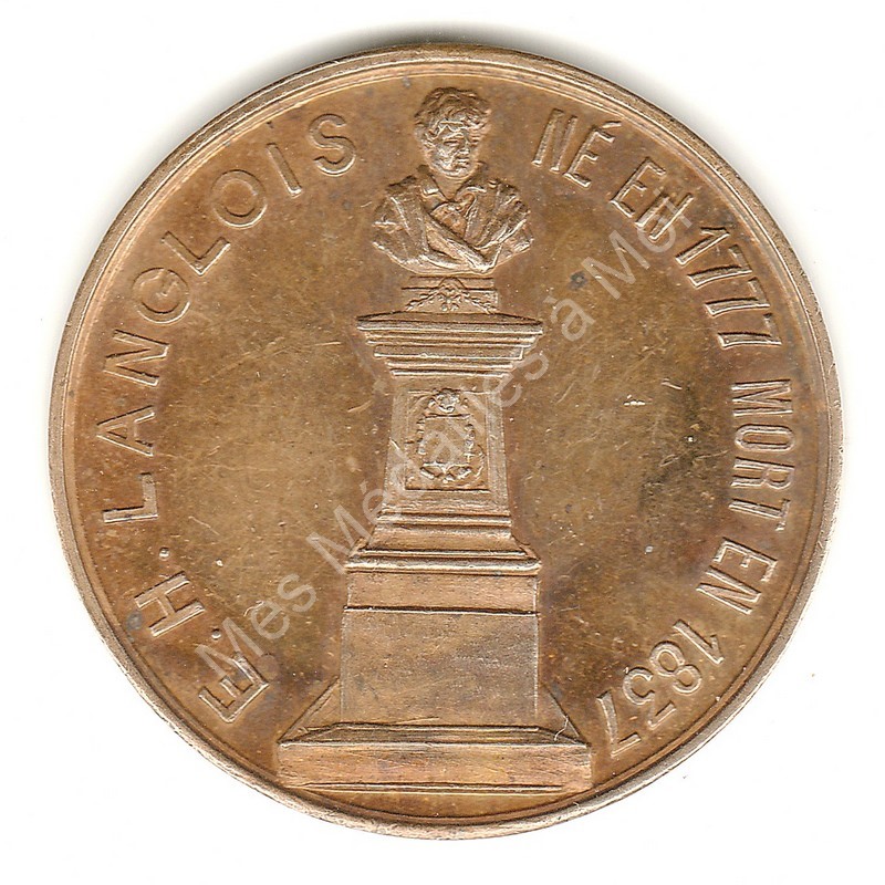 Monument de E.H. Langlois à Pont de l'Arche - 1868 Monument de E.H. Langlois à Pont de l'Arche - 1868