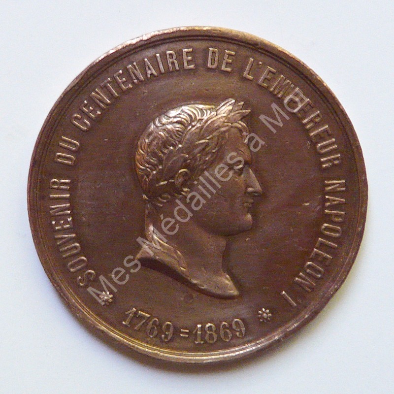 Napoléon 1er - Centenaire - 1869 Napoléon 1er - Centenaire - 1869