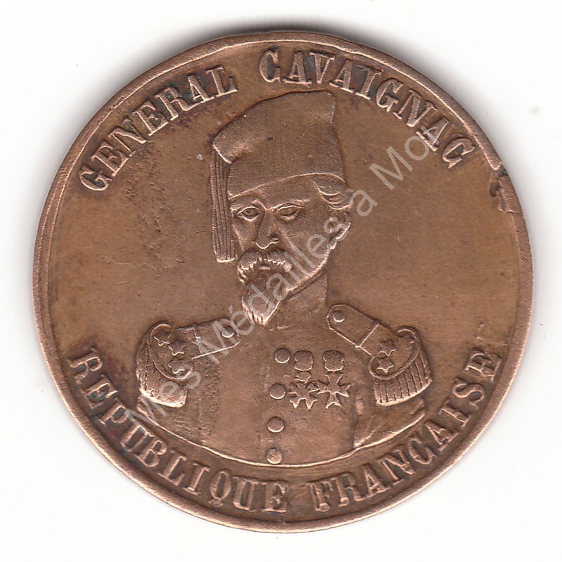 Général Cavaignac - juin 1848 - COLLIGNON 497 Général Cavaignac - juin 1848 - COLLIGNON 497