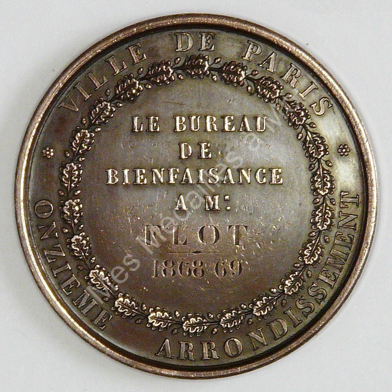 Auget de Montyon - Bureau de Bienfaisance - Caqué - 1869 Auget de Montyon - Bureau de Bienfaisance - Caqué - 1869