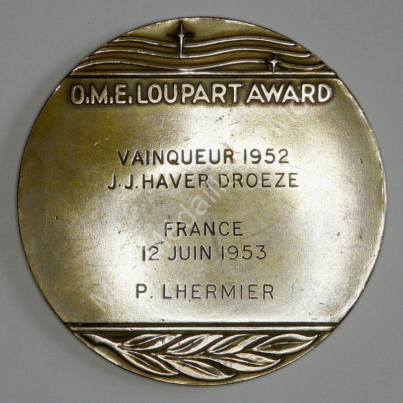 LOUPART AWARD - 1953 LOUPART AWARD - 1953