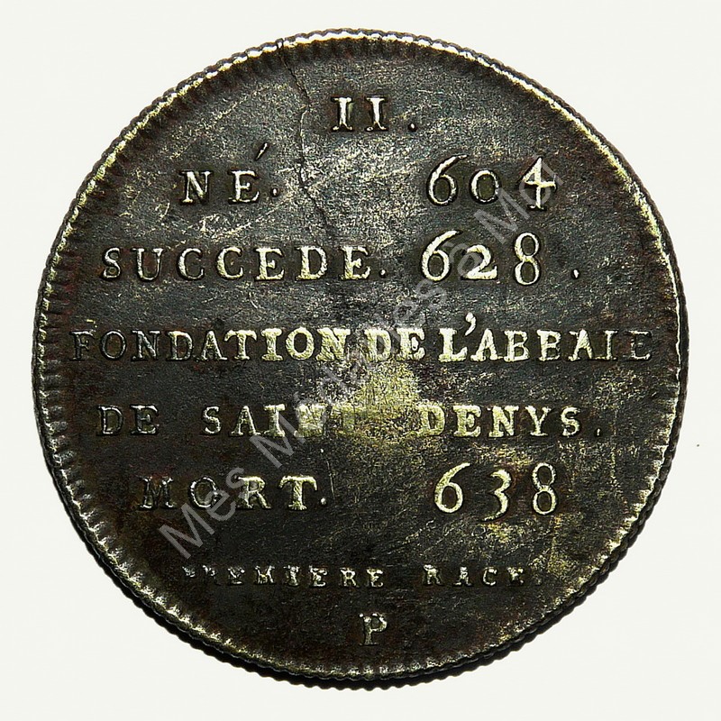 Dagobert I - Série métallique des Rois de France N°11 Dagobert I - Série métallique des Rois de France N°11