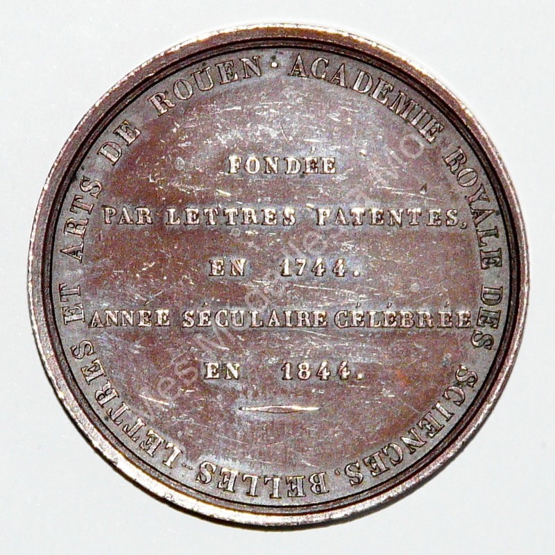 Académie des arts et belles-lettres de Rouen - centenaire - 1844 Académie des arts et belles-lettres de Rouen - centenaire - 1844
