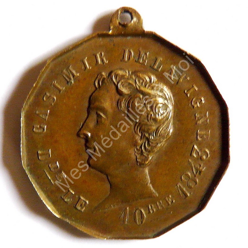 Casimir Delavigne - Hommage - 1843 Casimir Delavigne - Hommage - 1843