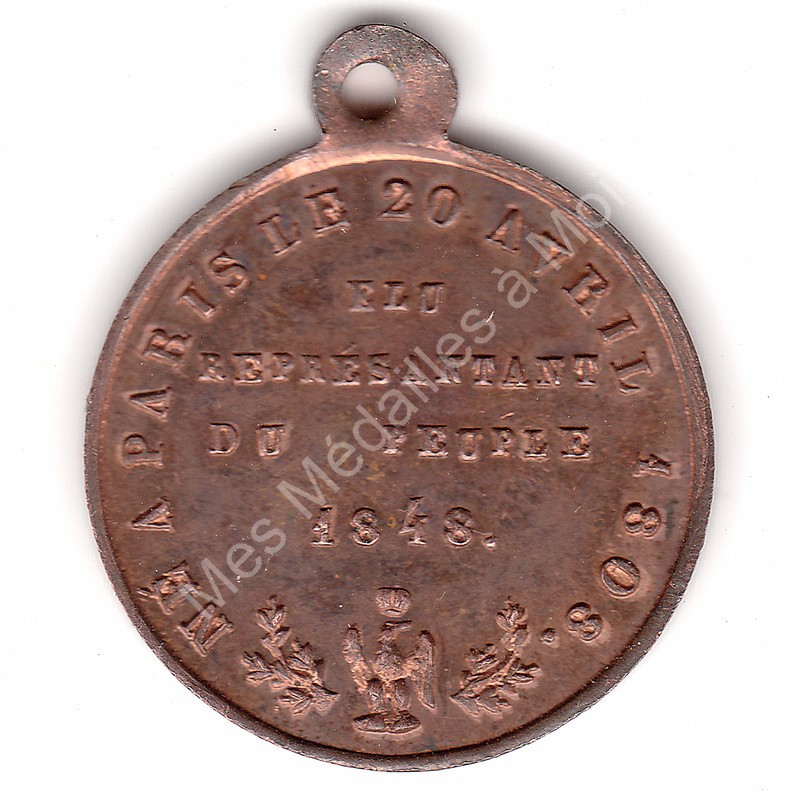 Napoléon III - 1ère élection - Représentant du peuple - 1848 - Coll. 421 Napoléon III - 1ère élection - Représentant du peuple - 1848 - Coll. 421